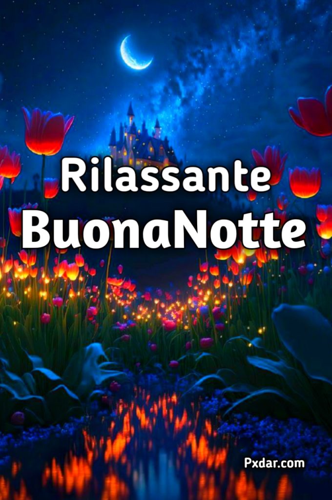 Aria Fresca Accesa Per Una Notte Rilassante Buonanotte