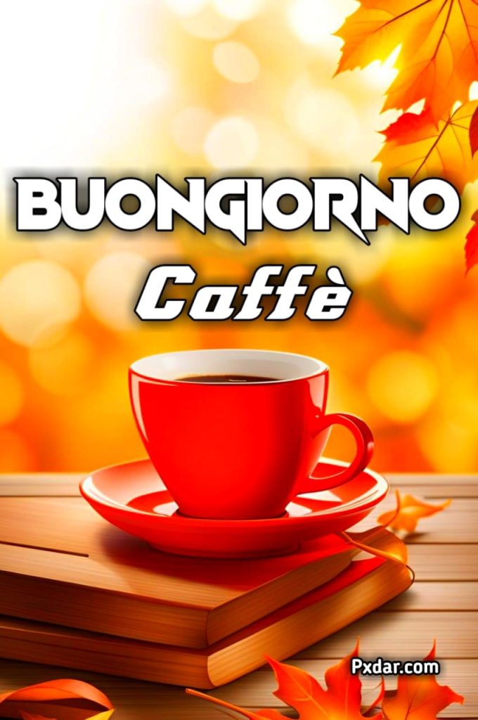 Augurare Buongiorno Con Caffè