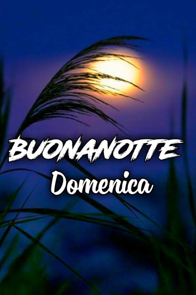 Buona Domenica Notte Immagini Nuove