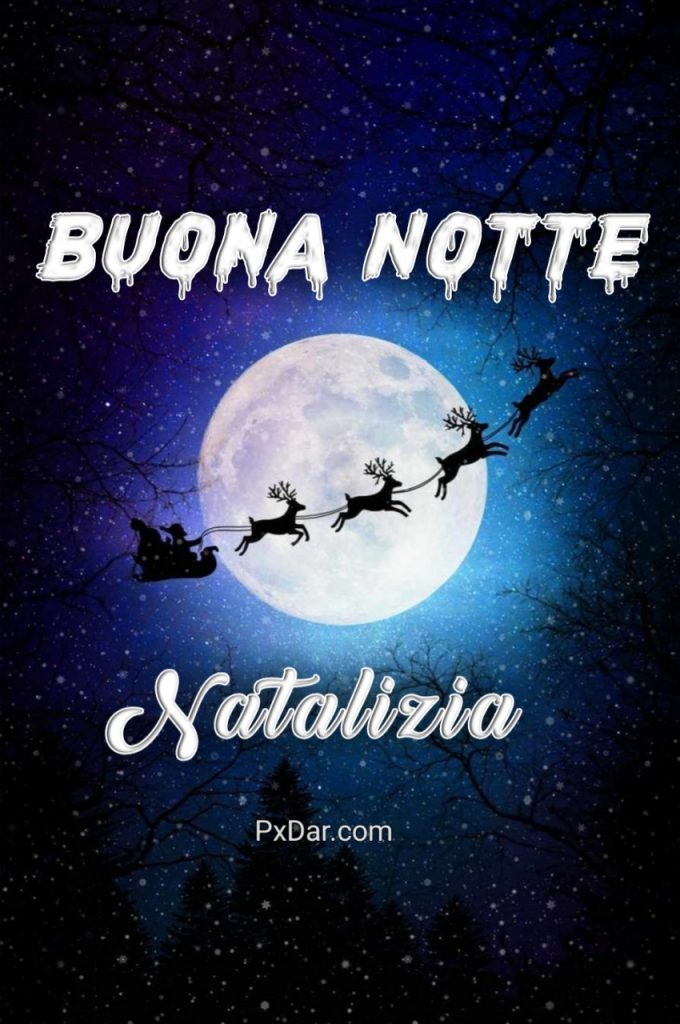 Buona Notte Con Atmosfera Natalizia