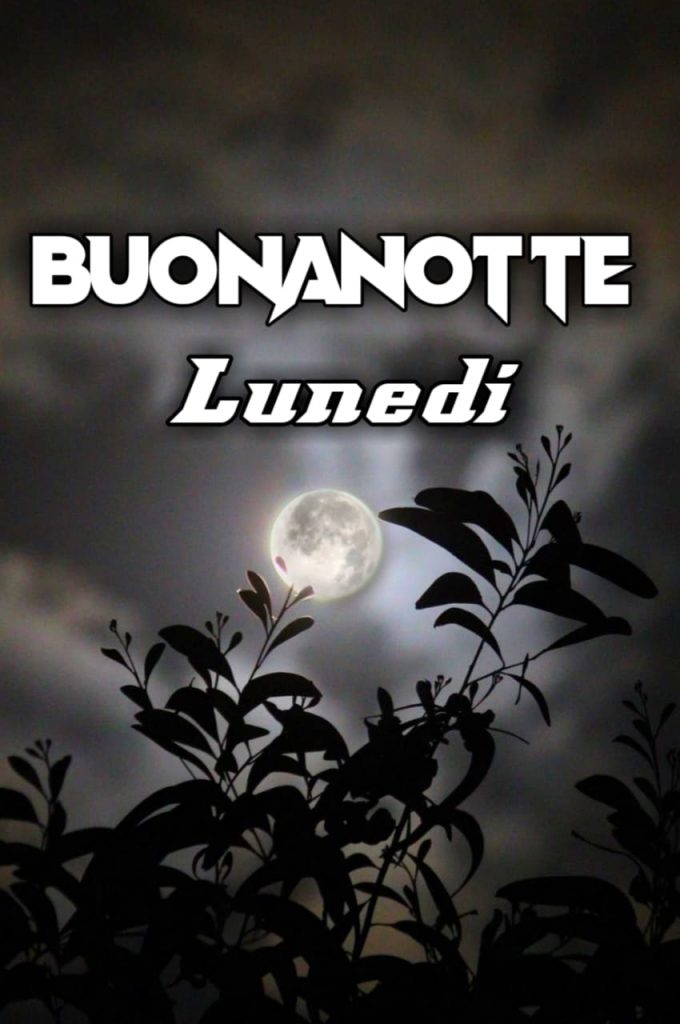 Buona Notte Domani è Lunedi