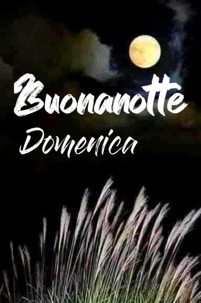 Buona Notte Domenica Sera