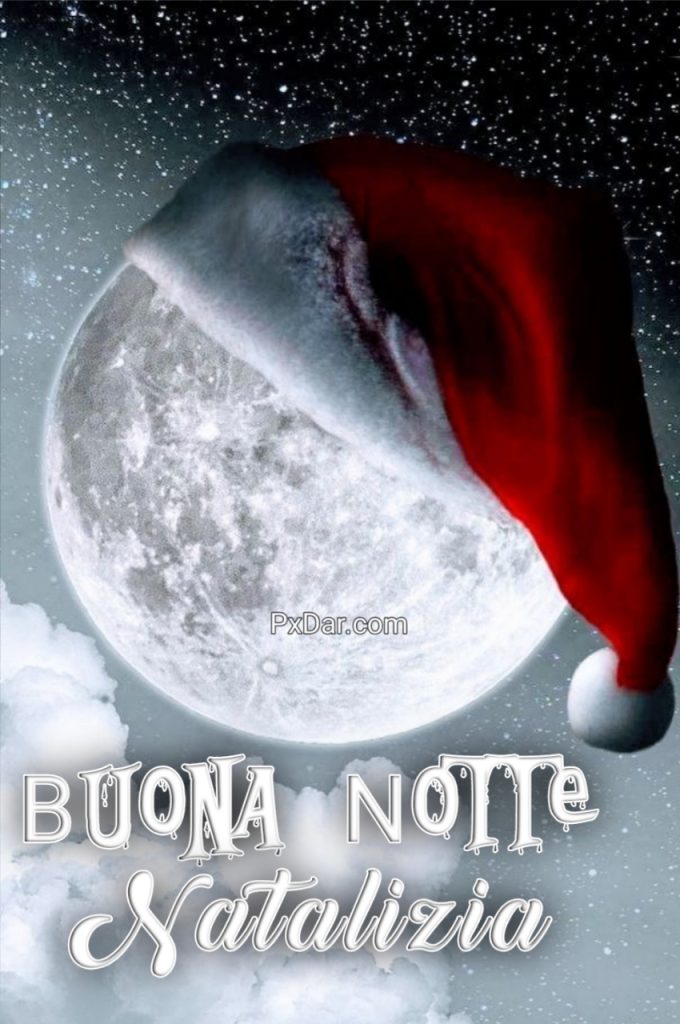 Buona Notte Natalizia Con Neve