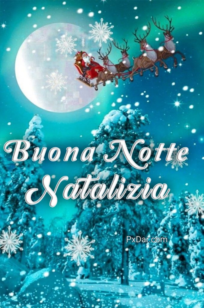 Buona Notte Natalizia Vintage