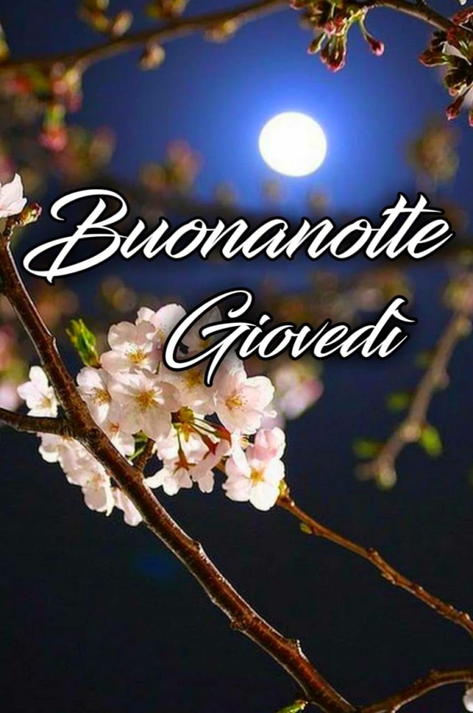 Buonanotte Giovedi Estivo