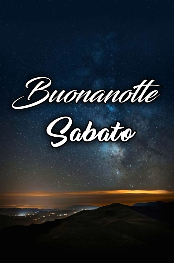 Buonanotte Sabato Sera