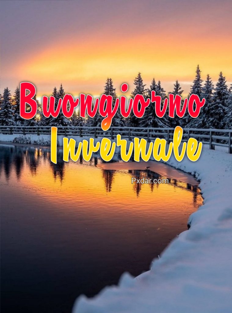 Buongiorno Buona Domenica Invernale