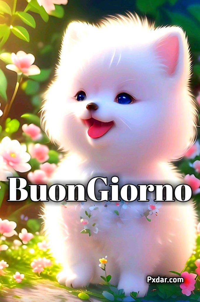 Buongiorno Con Animali E Fiori