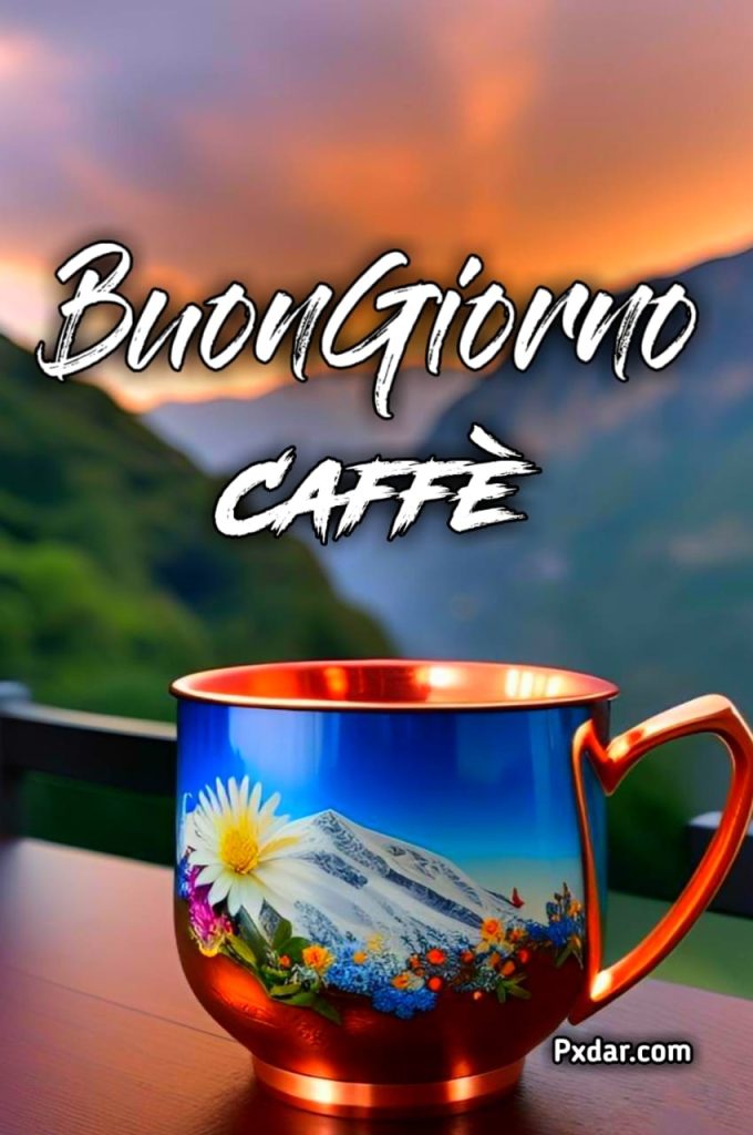 Buongiorno Con Fiori E Caffè Gif