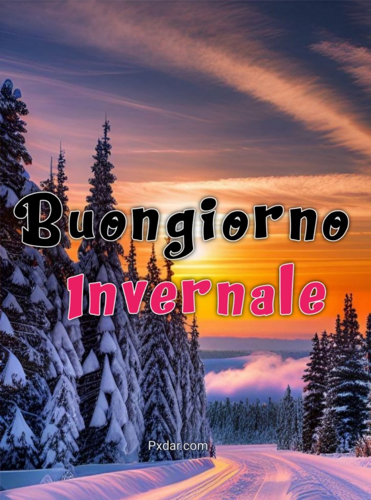 Buongiorno Immagini Invernali 2024