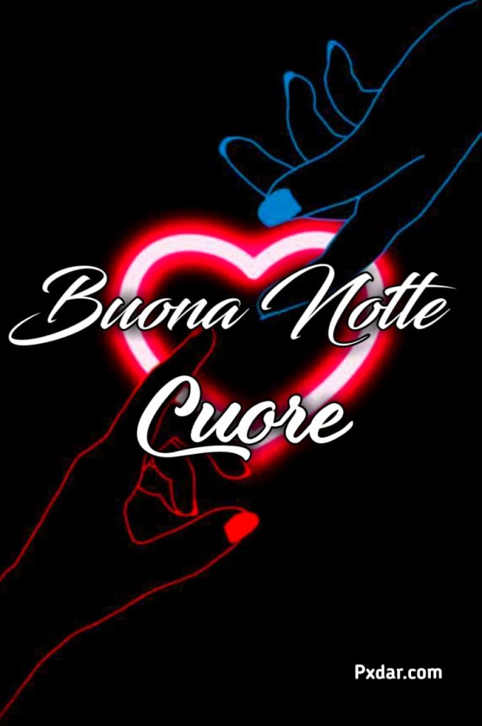 Cuore Buonanotte Con Baci E Abbracci