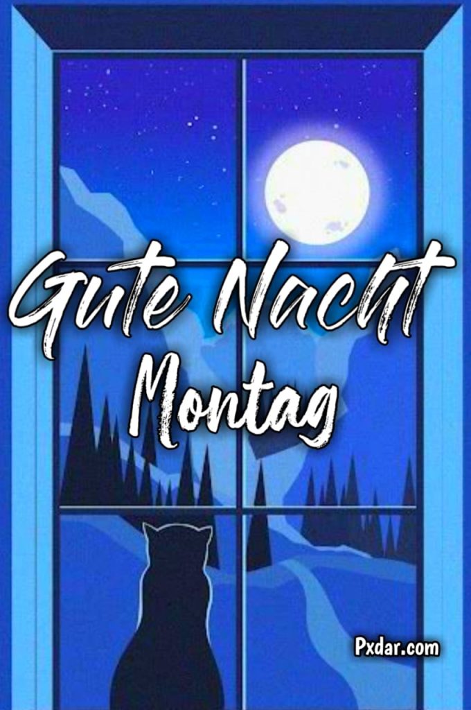 Der Montag Isrt Geschafft Nin Dage Ich Gut Nacht