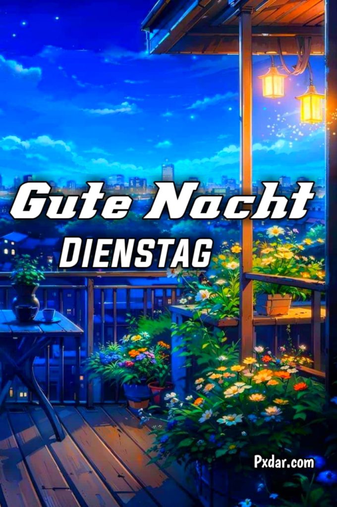 Dienstag Schönen Abend Und Gute Nacht