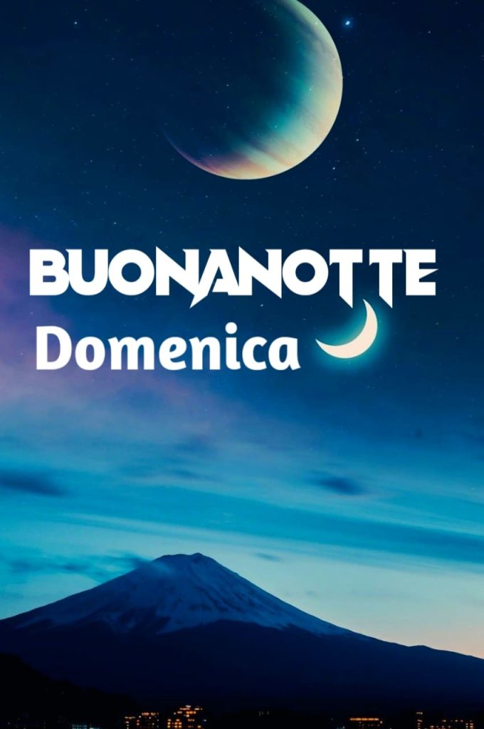 Divertente Buonanotte Domenica Finita