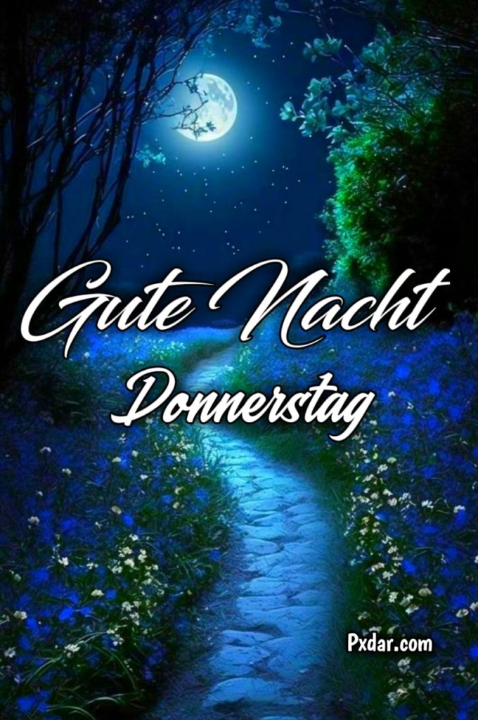 Donnerstag Abend Gute Nacht Einhorntraumglitzer