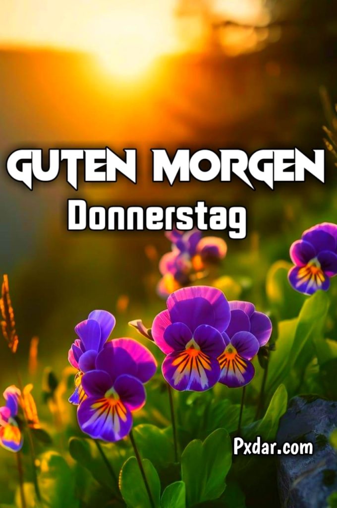 Donnerstag Guten Morgen Grüße