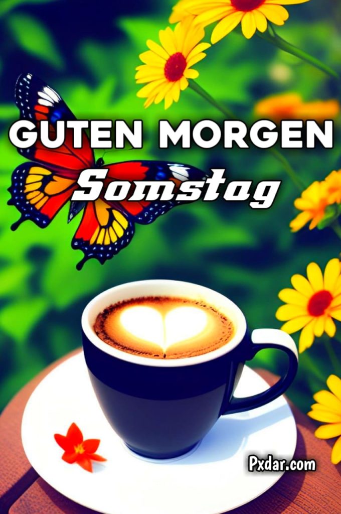 Frech Guten Morgen Samstag Kaffee