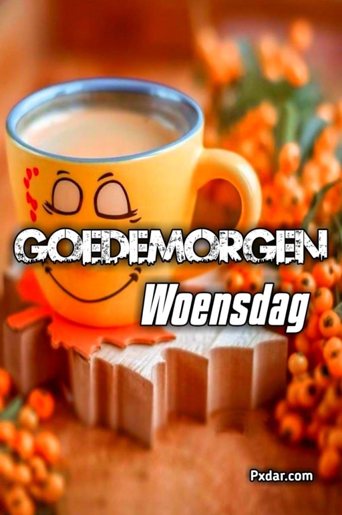 Goedemorgen Fijne Woensdag Bloemen