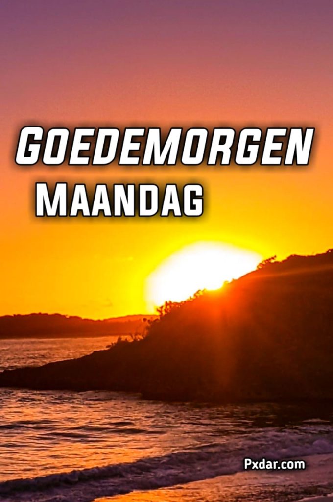 Goedemorgen Groet Maandag