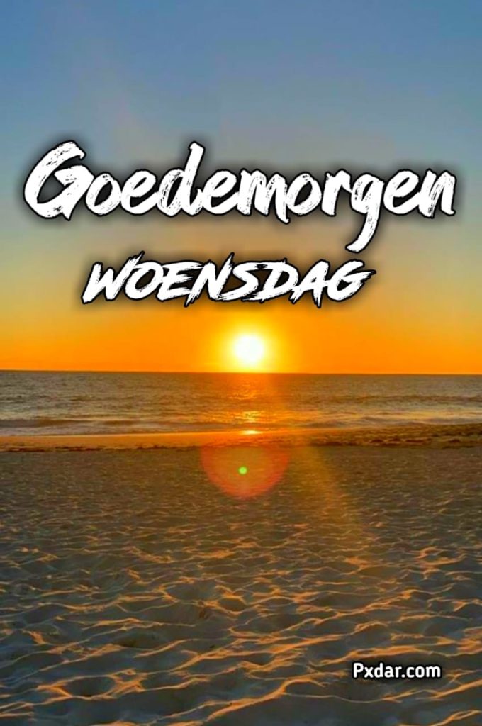 Goedemorgen Groet Woensdag