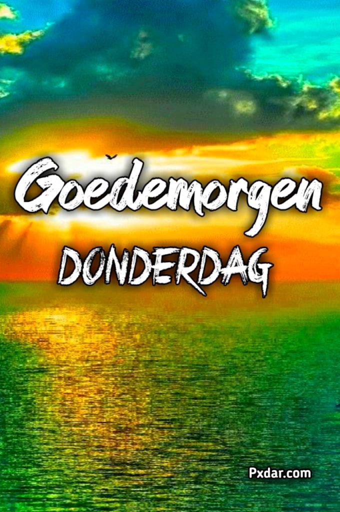 Goedemorgen Regenachtige Donderdag