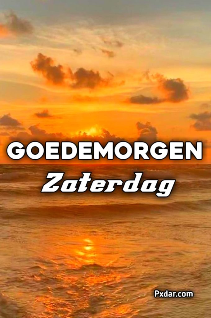 Goedemorgen Zonnige Zaterdag