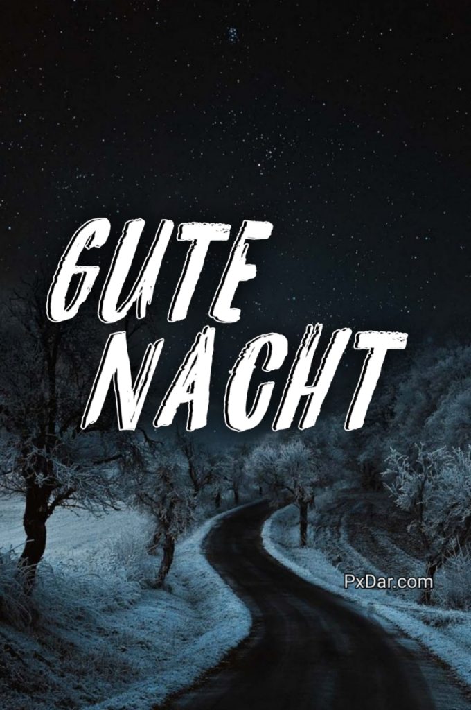 Gute Nacht Im Winter