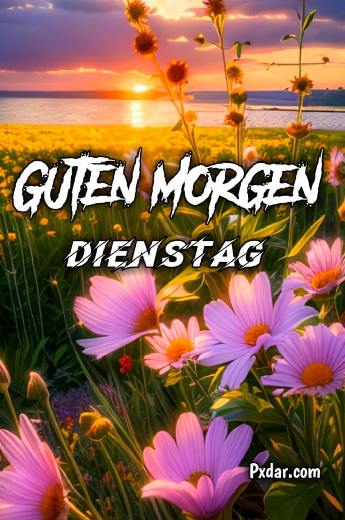 Guten Morgen Dienstag Herbst