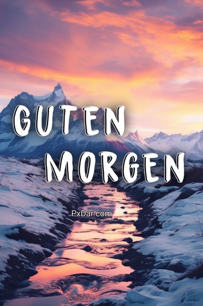 Guten Morgen Dienstag Winter