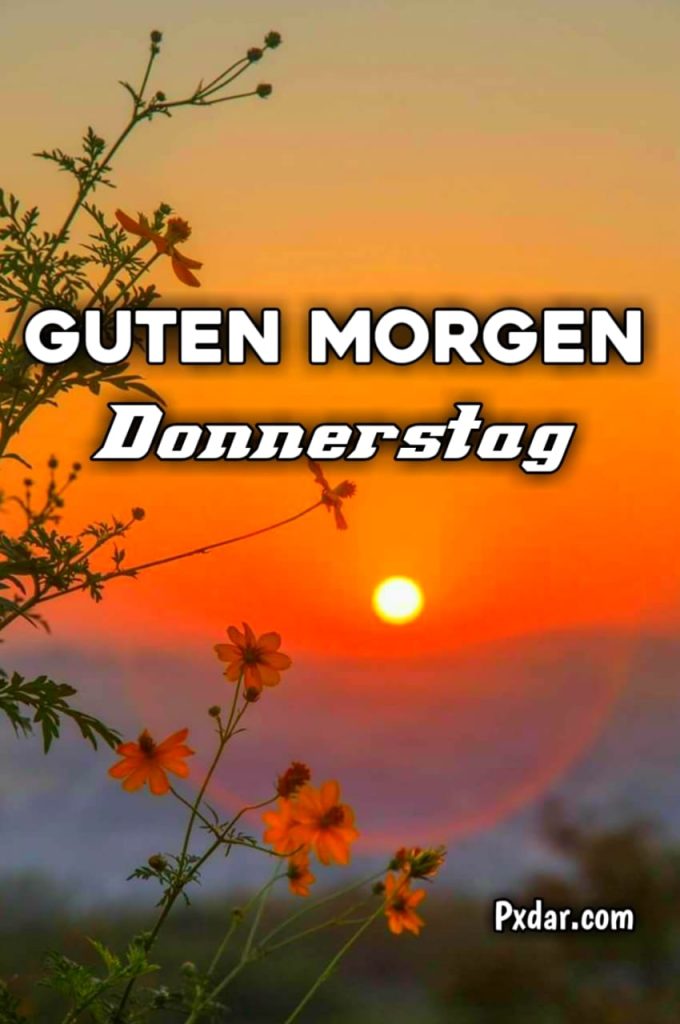 Guten Morgen Donnerstag Kaffee