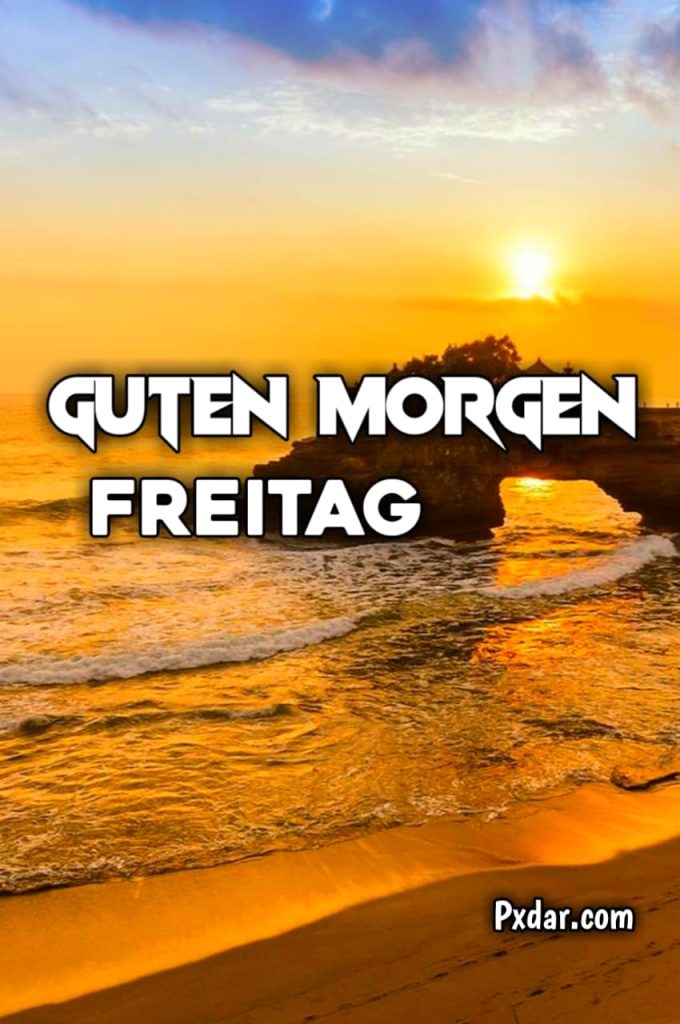 Guten Morgen Freitag Winter