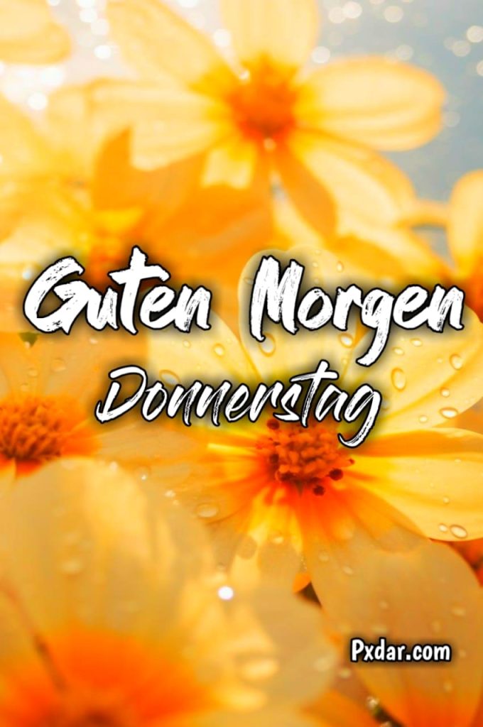 Guten Morgen Grüße Zum Donnerstag