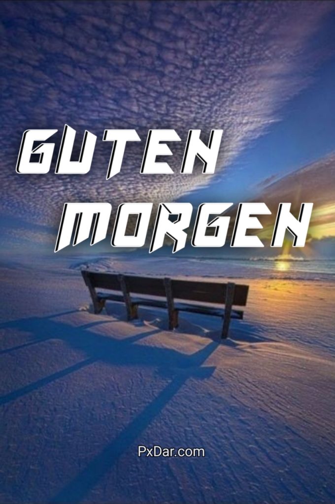 Guten Morgen Montag Winter