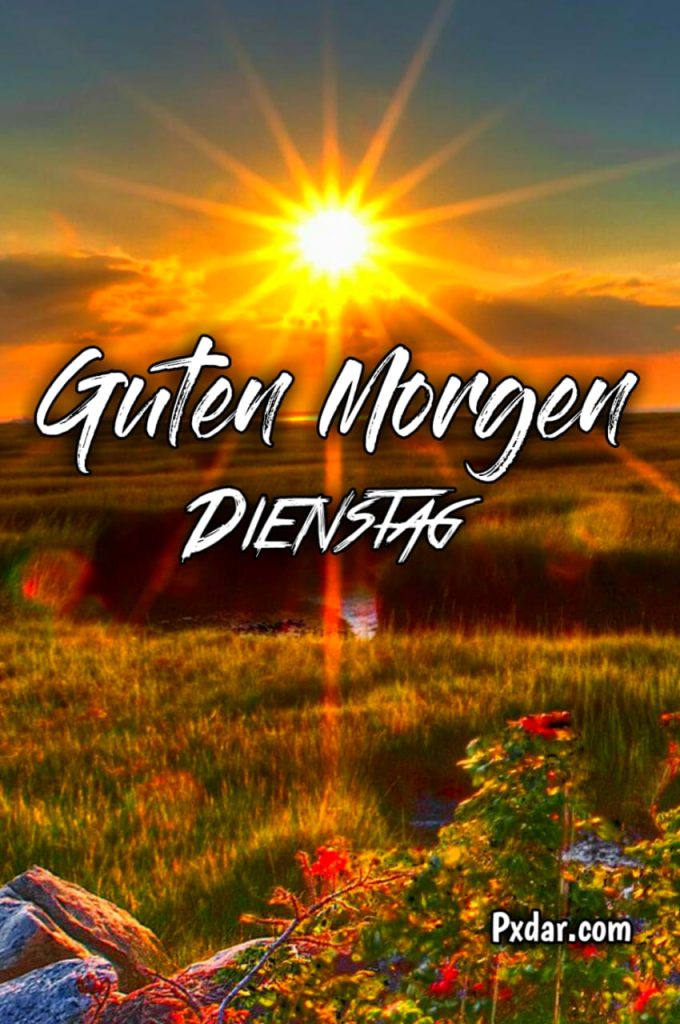 Guten Morgen Schönen Dienstag