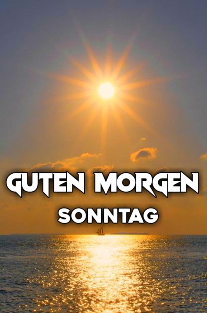 Guten Morgen Schönen Sonntag