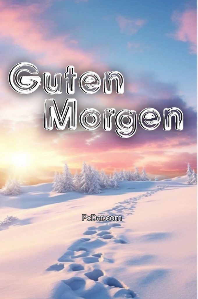 Guten Morgen Sonntag Winter