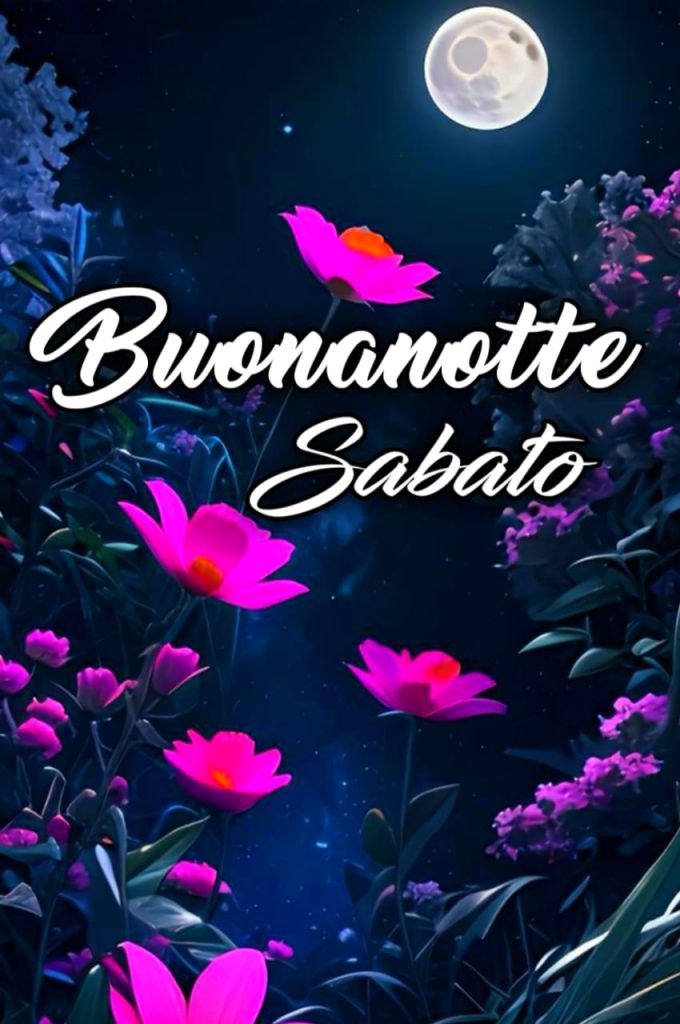 Immagini Buonanotte Sabato