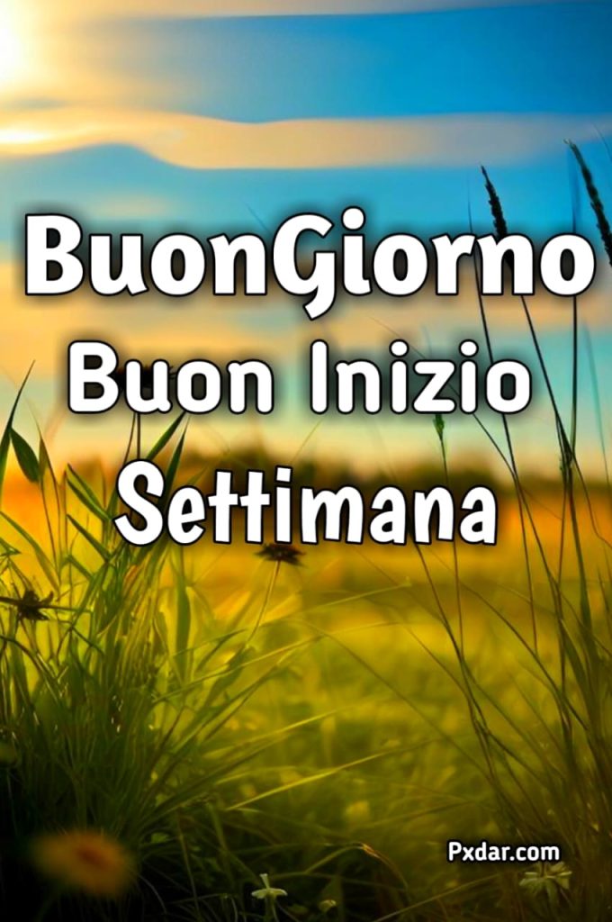 Immagini Buongiorno Buon Inizio Settimana