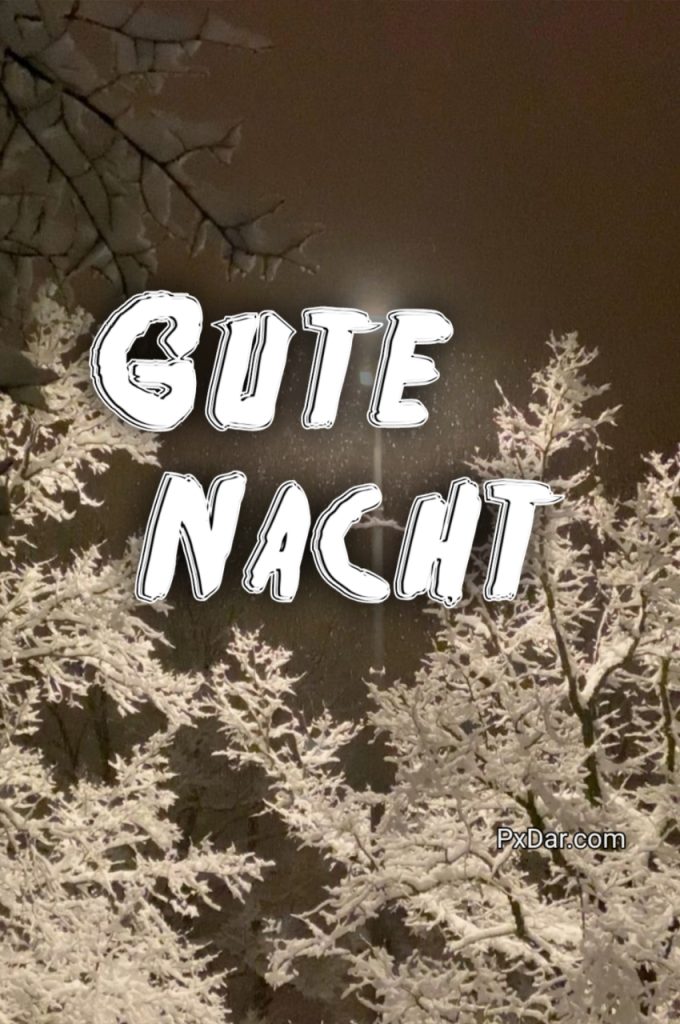 Schönen Abend Und Später Eine Gute Nacht Winter