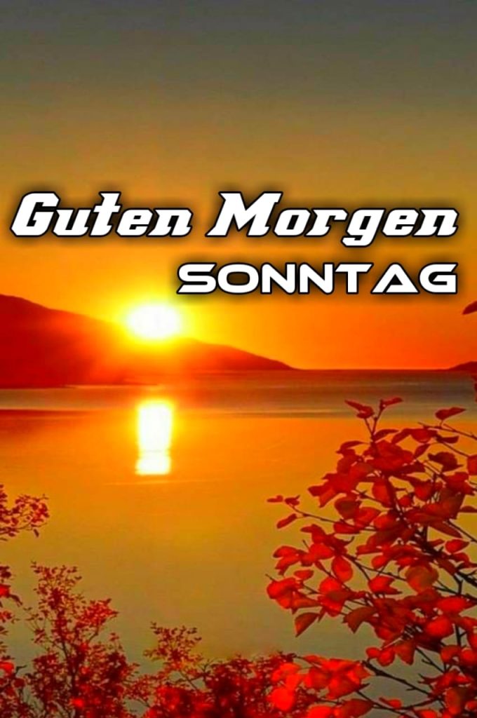 Sonntags Guten Morgen Gruß