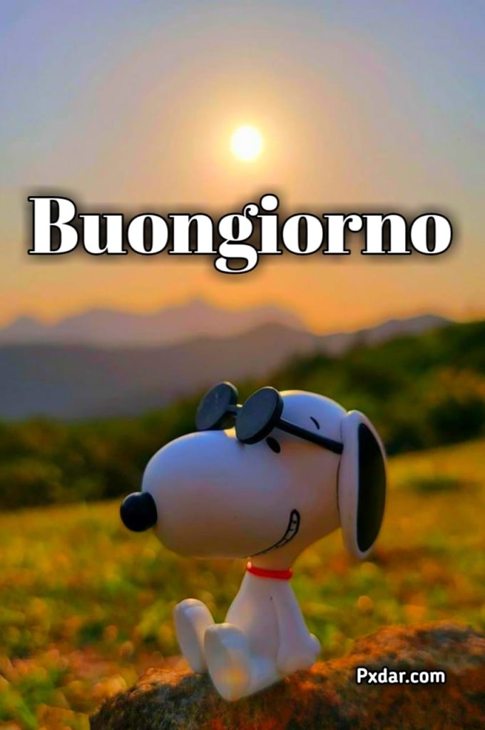 Abbraccio Buongiorno Snoopy