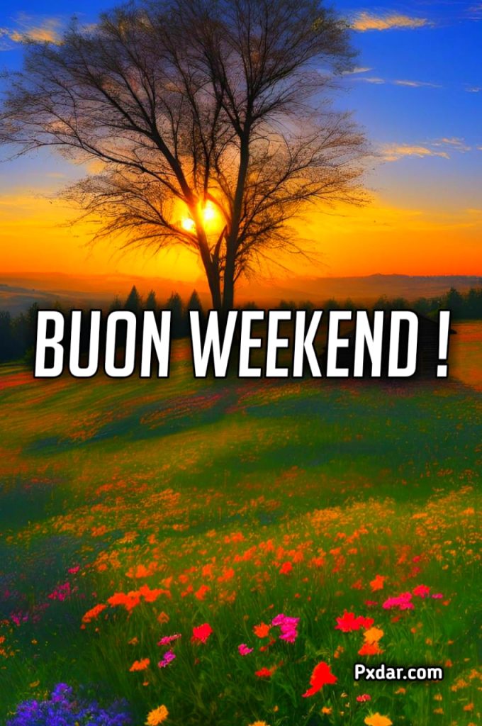 Autunnale Buon Sabato Buon Weekend