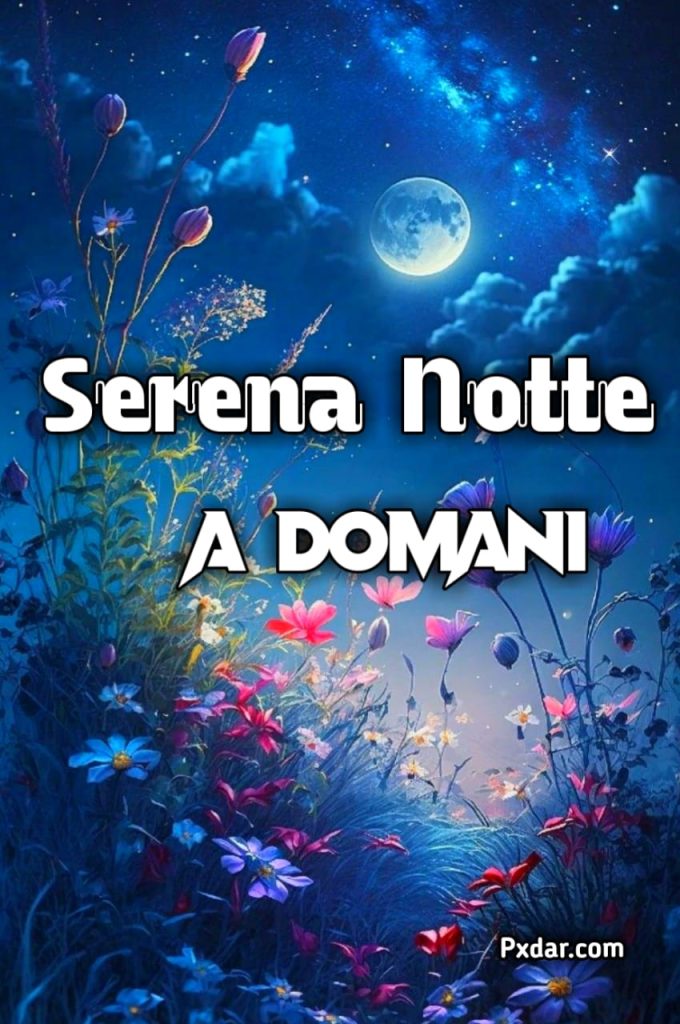 Buona E Serena Notte A Domani