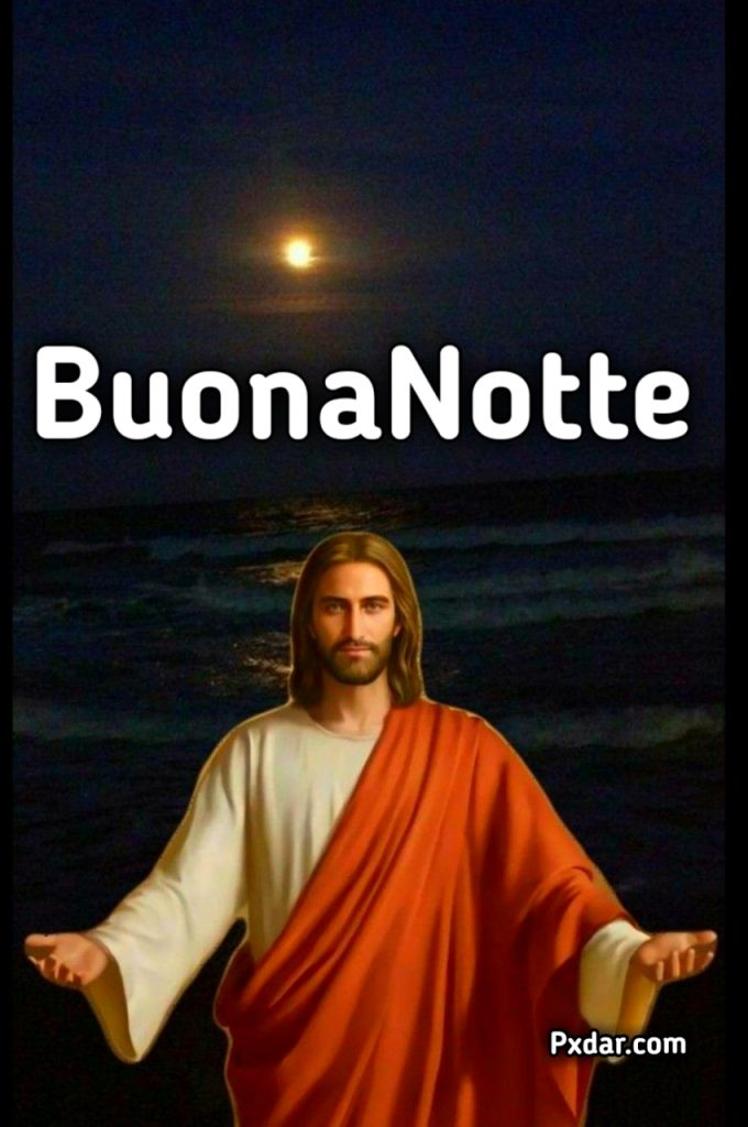 Buonanotte Con La Benedizione Di Gesù