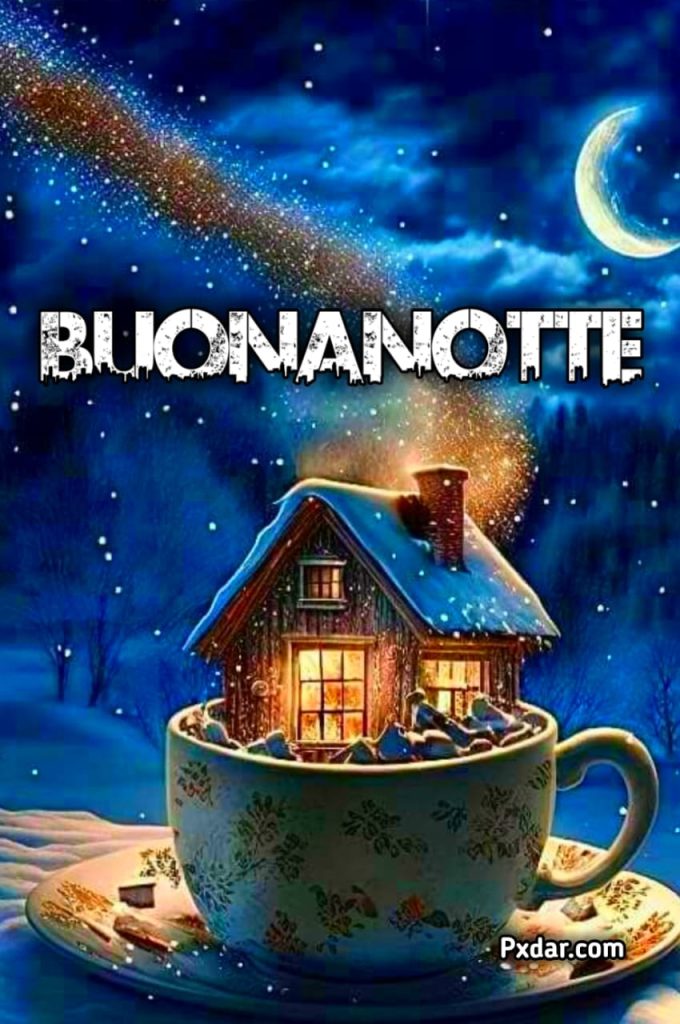 Buonanotte Con La Luna E Le Stelle