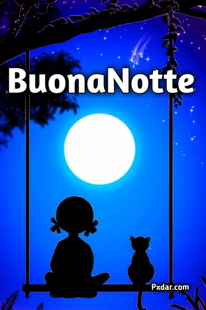 Buonanotte Con Stelle E Luna