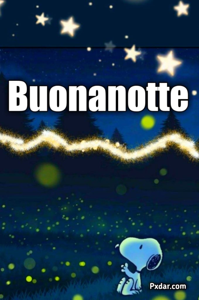 Buonanotte Snoopy Cuore