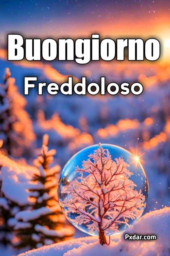 Buongiorno Buon Mercoledì Freddoloso