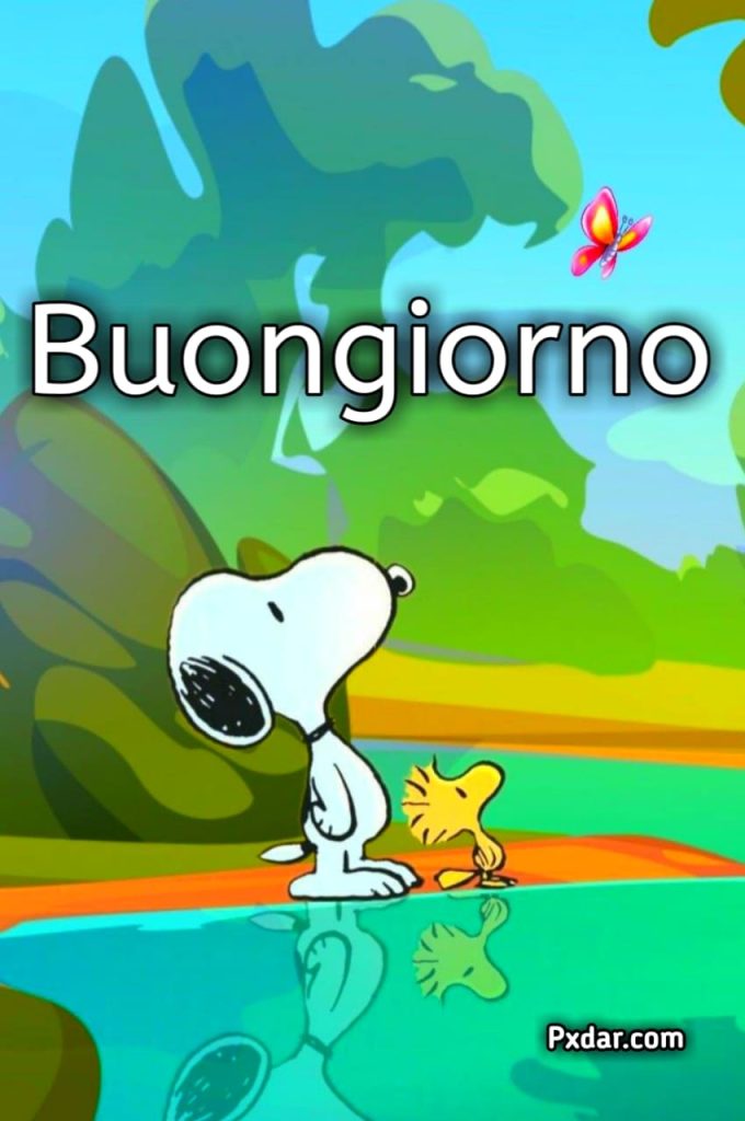 Buongiorno Divertente Snoopy