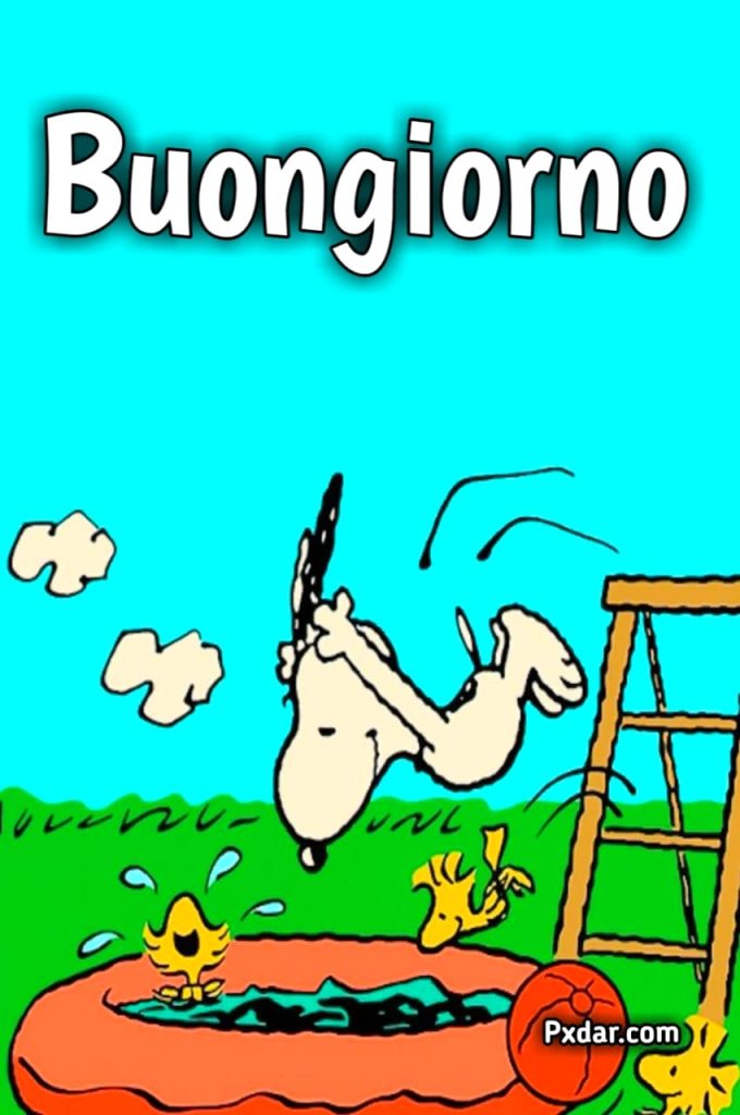 Buongiorno Snoopy Divertenti